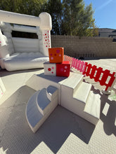 Load image into Gallery viewer, White, Red, and Pink Softplay