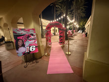 Load image into Gallery viewer, Pink Stanchions with carpet