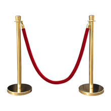 Load image into Gallery viewer, Red Stanchions with carpet
