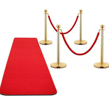 Load image into Gallery viewer, Red Stanchions with carpet
