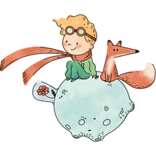 Load image into Gallery viewer, El Principito on the moon Prop
