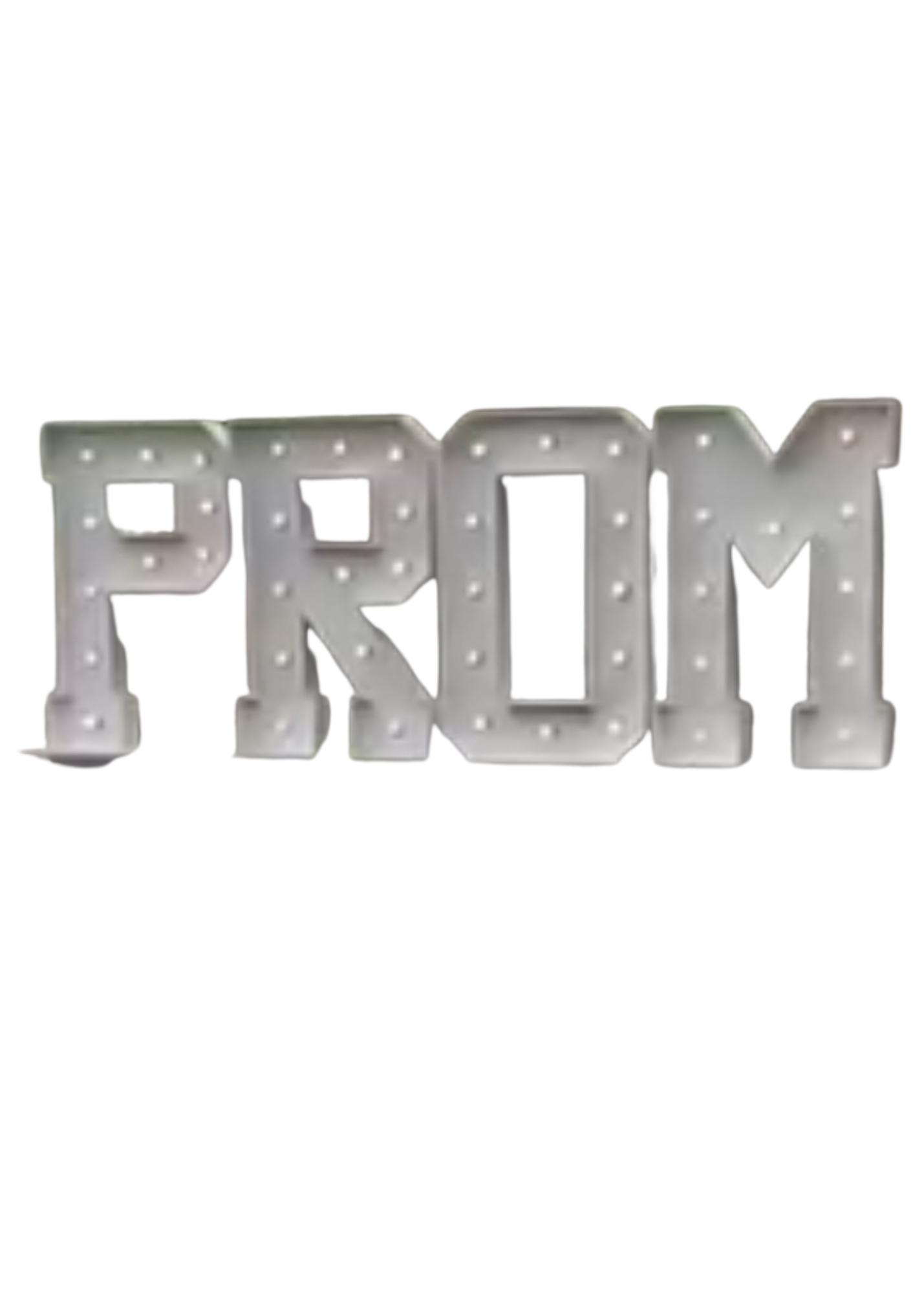 PROM Marquee Letters – CandyCoutureEvents&Rentals