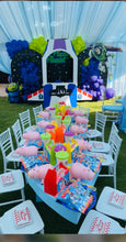 Load image into Gallery viewer, Baby Blue Serpentine Kids Table
