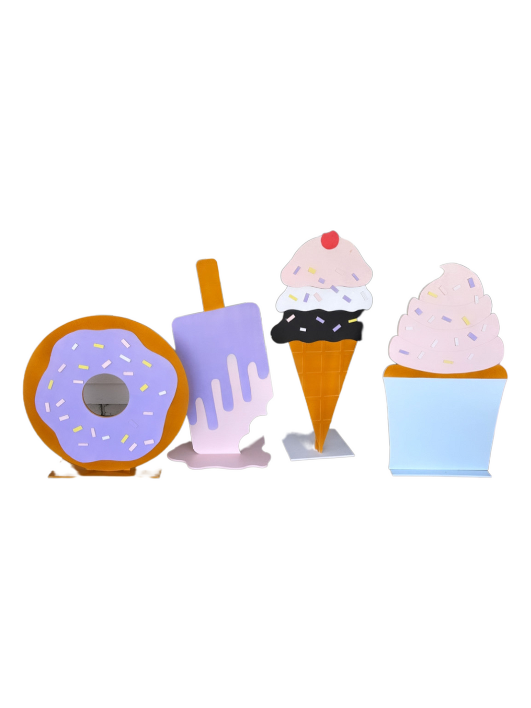 Set of 4 Sweets Props
