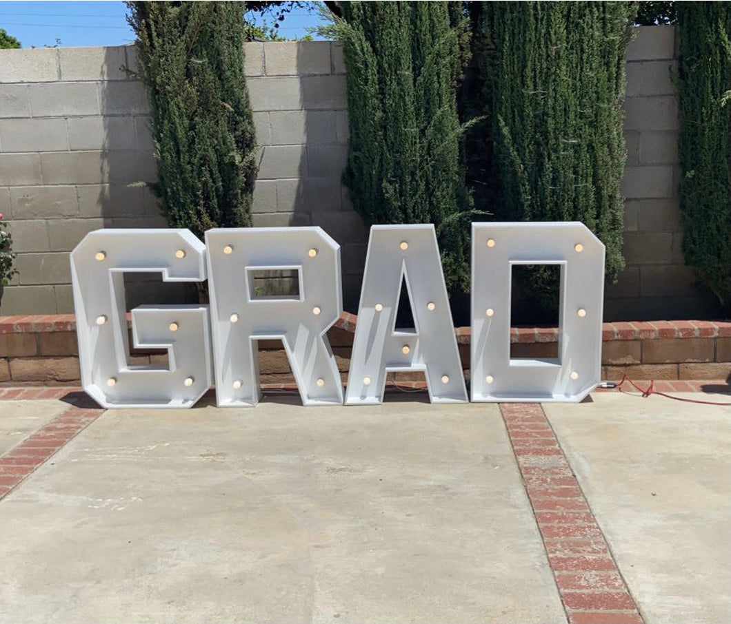 A-Z  Marquee Letters - 4ft tall